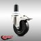 Service Caster 4 Inch 316SS Soft Rubber Swivel 1-1/4 Inch Expanding Stem Caster Lock Brake SCC SCC-SS316TTLEX20S414-SRS-114 - alternate 3